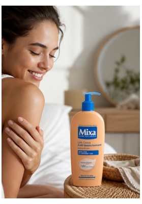 Mixa Lait Corps Antidessèchement Peaux Sèches 400 ml