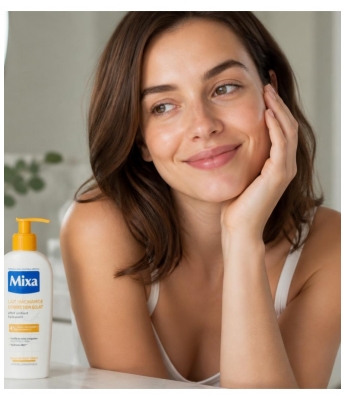 Mixa Lait Niacinamide Correction Éclat Peaux Sèches et Ternes 250 ml