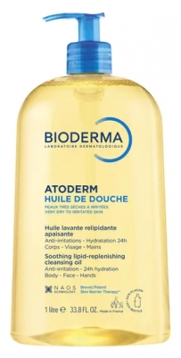 Bioderma Atoderm Huile de Douche 1 l