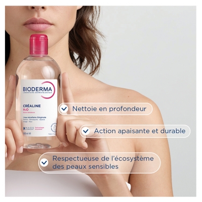 Bioderma Créaline H2O L'Eau Micellaire Originale Peaux Sensibles 500 ml