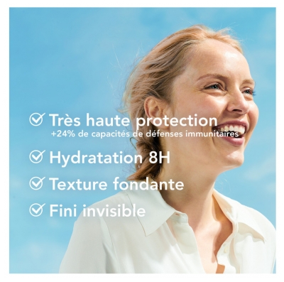 Bioderma Photoderm Crème Solaire Invisible Peaux Sensibles Sèches Spf50+