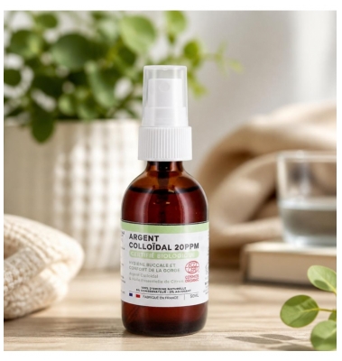 Dr. Theiss Argent Colloïdal 20 ppm Spray Hygiène Buccale et Confort de la Gorge Bio 50 ml