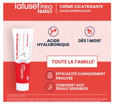 IBSA IALUSET PRO Family pour les Plaies Superficielles 25 g