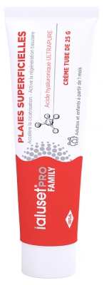 IBSA IALUSET PRO Family pour les Plaies Superficielles 25 g