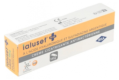 IBSA IALUSET PLUS Crème Cicatrisante Antibacterienne 100 g