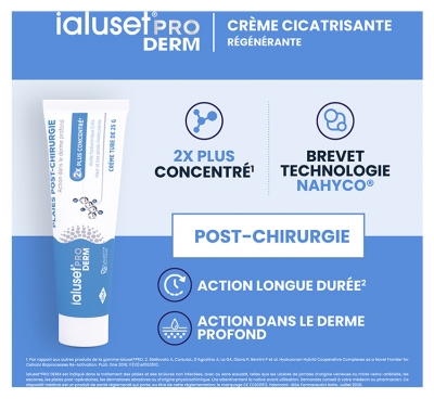 IBSA IALUSET PRO Derm pour les Plaies Post-Chirurgie 25 g