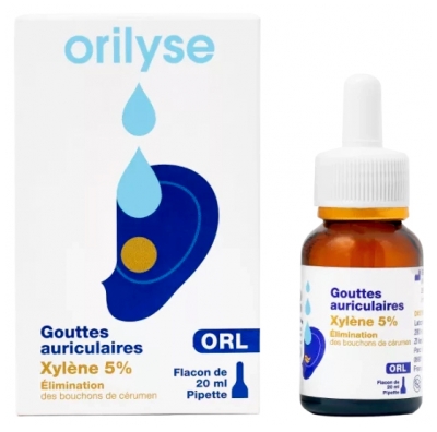 IBSA Orilyse Gouttes Auriculaires Élimination Bouchon de Cérumen 20 ml
