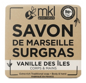 MKL Green Nature Savon de Marseille Surgras Vanille des Îles 100 Grammes