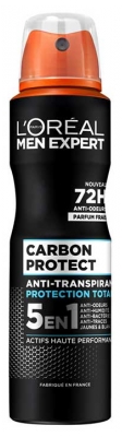L'Oréal Paris Men Expert Carbon Protect Déodorant Spray 5en1 150 ml