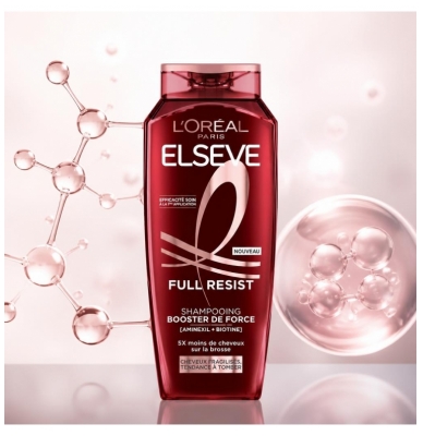 L'Oréal Paris Elseve Full Resist Shampooing Booster de Force Aminexil + Biotine 250 ml