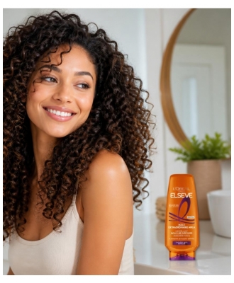 L'Oréal Paris Elseve Huile Extraordinaire Amla Après-Shampoing Démêlant Boucles Définies Cheveux Secs Bouclés 250 ml