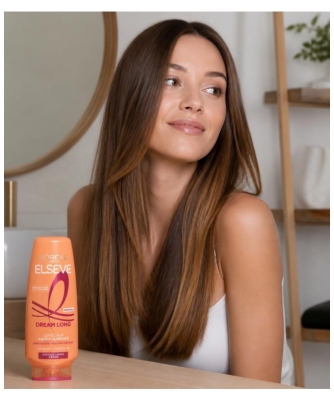 L'Oréal Paris Elseve Dream Long Après-Shampoing Démêlant Anti-Fourches Cheveux Longs Abîmés 250 ml