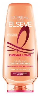 L'Oréal Paris Elseve Dream Long Après-Shampoing Démêlant Anti-Fourches Cheveux Longs Abîmés 250 ml