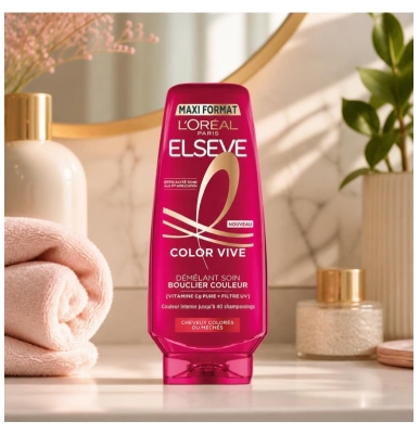 L'Oréal Paris Elseve Color Vive Soin Démêlant Bouclier Couleur Cheveux Colorés ou Méchés 400 ml