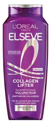 L'Oréal Paris Elseve Collagen Lifter Shampoing Volumateur Cheveux Fins et Plats 250 ml