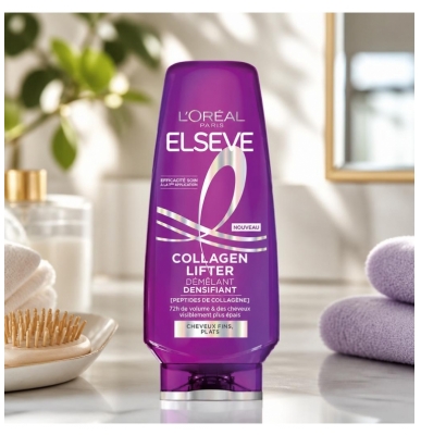 L'Oréal Paris Elseve Collagen Lifter Démêlant Densifiant Cheveux Fins et Plats 200 ml