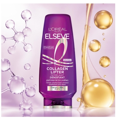 L'Oréal Paris Elseve Collagen Lifter Démêlant Densifiant Cheveux Fins et Plats 200 ml