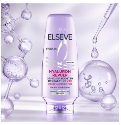 L'Oréal Paris Elseve Hyaluron Repulp Après Shampoing Démêlant Hydratation 72H 200 ml
