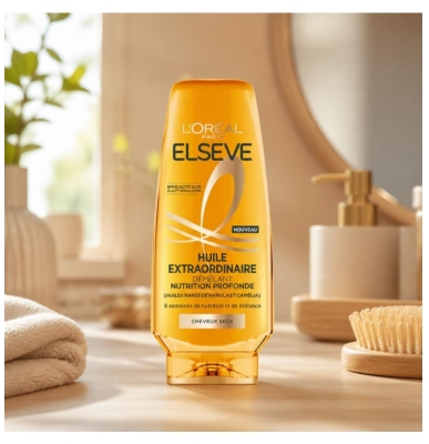 L'Oréal Paris Elseve Huile Extraordinaire Nutrition Profonde Après-Shampoing Démêlant 200 ml