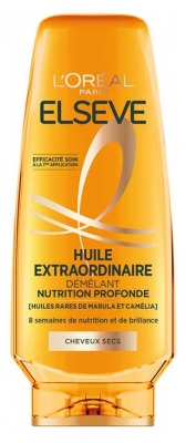 L'Oréal Paris Elseve Huile Extraordinaire Nutrition Profonde Après-Shampoing Démêlant 200 ml