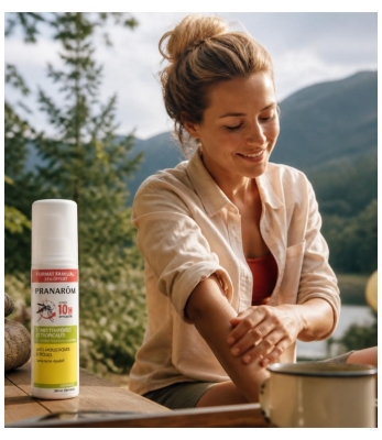Pranarôm Aromapic Spray Lacté Anti-Moustiques & Tiques Zones Tropicales et Tempérées 200 ml