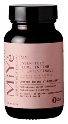 MiYé [MY] Essentiels Flore Intime et Intestinale 30 Jours 60 Gélules