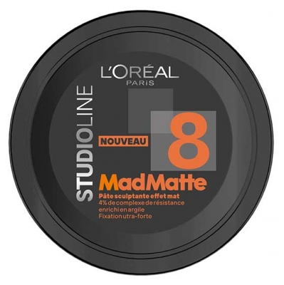 L'Oréal Paris Studio Line MadMatte Pâte Sculptante Effet Mat Force 8 75 ml
