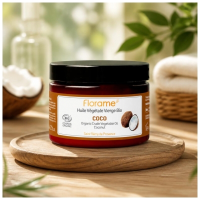 Florame Huile Végétale Vierge de Coco Bio 125 ml