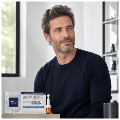 Phyto Phytocyane Intensive+ Antichute Progressive Homme 12 Fioles x 5 ml