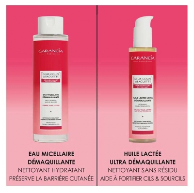Garancia En Deux Coups de Baguette Eau Démaquillante Micellaire Éco-Recharge 400 ml