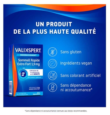 Valdispert Sommeil Rapide 1,9 mg 40 Comprimés