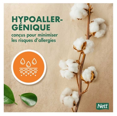 Nett Coton Bio Super Sans Applicateur Flux Abondants 16 Tampons