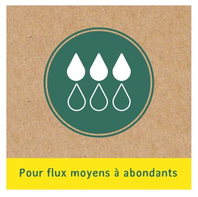 Nett Coton Bio Normal Sans Applicateur Flux Moyens à Abondants 16 Tampons