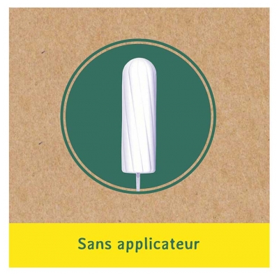 Nett Coton Bio Normal Sans Applicateur Flux Moyens à Abondants 16 Tampons