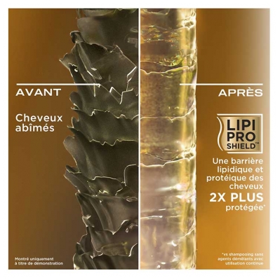 Ogx Shampoing Kératine du Brésil Cheveux Bouclés 385 ml