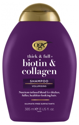 Ogx Shampoing Biotine & Collagène Cheveux Fins 385 ml