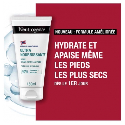 Neutrogena ® Crème Pieds Très Secs & Abimés / Tube 150 ml