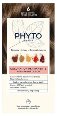 Phyto Couleur Coloration Permanente - Pigments Végétaux - Coloration : 6 Blond Foncé