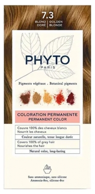 Phyto Couleur Coloration Permanente - Pigments Végétaux - Coloration : 7.3 Blond Doré