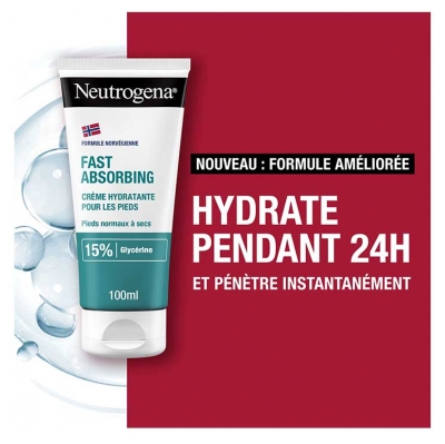 Crème Pieds Absorption Rapide Neutrogena 100 ml