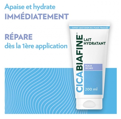 CicaBiafine Lait Hydratant Corporel Quotidien Peaux Sèches 200 ml