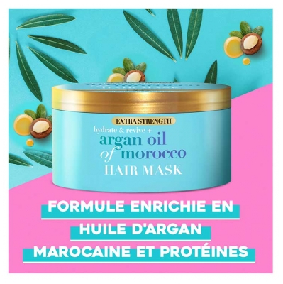 Ogx Masque Huile Argan du Maroc Cheveux Secs et Abîmés 385 ml