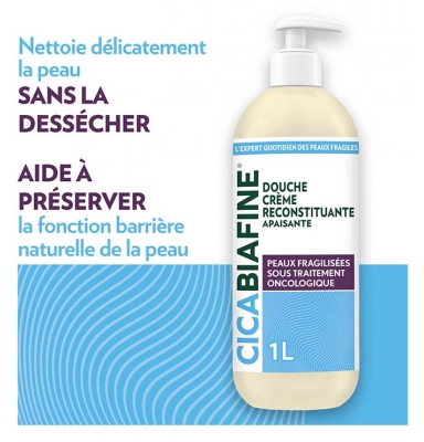 CicaBiafine Douche Lavante Reconstituante Apaisante Peaux Fragilisées 1 L