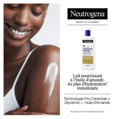 Neutrogena Hydratation Profonde Lait Enrichi en Huile Flacon-Pompe 400 ml