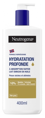 Neutrogena Hydratation Profonde Lait Enrichi en Huile Flacon-Pompe 400 ml
