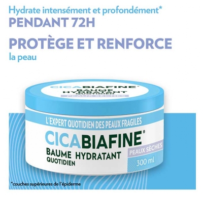 CicaBiafine Baume Hydratant pour le Corps Peaux Très Sèches 300 ml