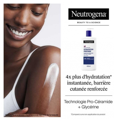 Neutrogena Hydratation Profonde Lait Corps Peaux Sèches 400 ml