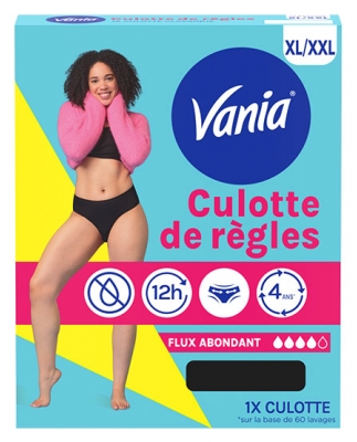 Vania Culotte de Règles Flux Abondant X 1 - Taille : XL/XLL