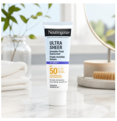 Neutrogena Age Shield Fluide Invisible Solaire Absorption Rapide SPF50 50 ml