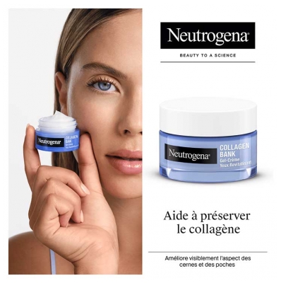Neutrogena Collagen Bank Gel-Crème Micro-Peptides Yeux Revitalisant 15 g